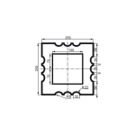 Колона фасадна Prestige Decor LC 110-21 Full