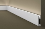 Плінтус LED дюрополімерний 80x23x2000 мм Nmc Lighting Solution iL10 (ціна за м/пог.)