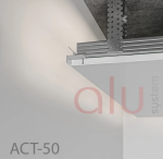 Профіль тіньового шва Dizal ACT-50 з LED-каналом білий