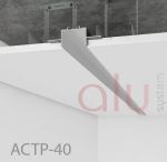 Профіль тіньового шва Dizal PCT-40 з LED-каналом розподільний