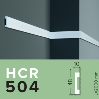 Молдинг 48x10x2000 мм Grand Decor HCR 504