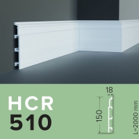 Молдинг 150x18x2000 мм Grand Decor HCR 510
