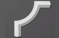 Кутовий елемент 205x205x20 мм Grand Decor HCR 518-1