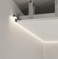 Профиль теневого шва Dizal ACT-12 с LED-каналом черный