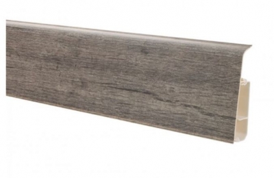 Плінтус ПВХ 72x22x2500 мм Salag Lima I0 Bannerton dark