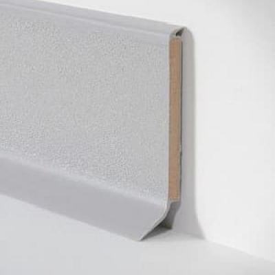 Плінтус HDF 60x15x2575 мм Dollken S 60 1012 Світло-сірий