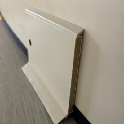 Плінтус HDF 80x15x2575 мм Dollken KSO 80 1013 Білий