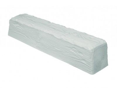 Балка поліуретанова DecoWood рустік EQ 007 (4м) classic біла 6х9