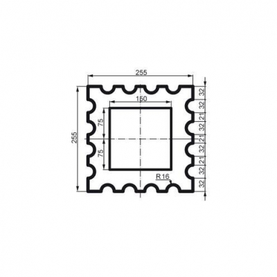 Колона фасадна Prestige Decor LC 107-21 Full