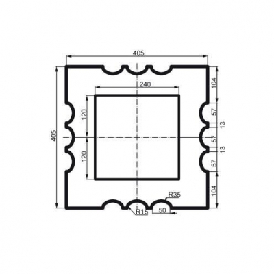 Колона фасадна Prestige Decor LC 112-21 Full