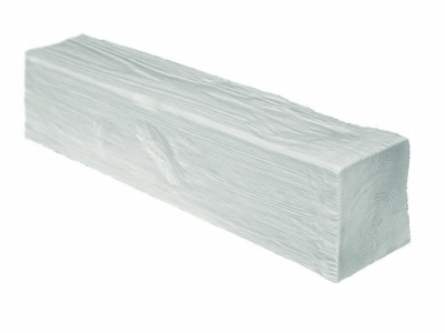 Балка поліуретанова DecoWood модерн ED 107 (4м) classic біла 6х9