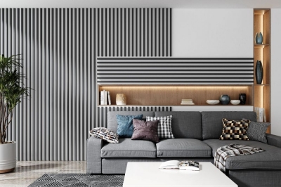 Рейка стінова МДФ Super Profil Дуб Сонома