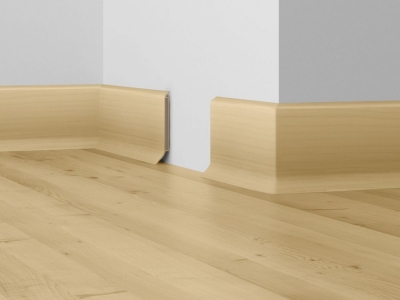 Плінтус HDF 80x15x2575 мм Dollken KSO 80 1013 Білий