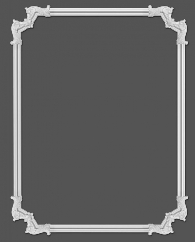 Кутовий елемент 258x258x17 мм Grand Decor HCR 517-2