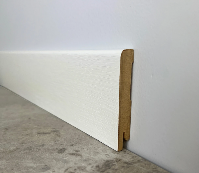 Плінтус МДФ шпонований Kluchuck Дуб білий(МДФ) MDF-D8001 (80x12x2000 мм)