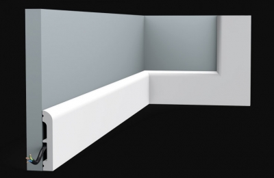 Плінтус дюрополімерний 75x13x2000 мм Orac Decor SX183