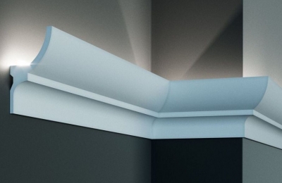 Молдинг LED 120x66x2000 мм Tesori KF 714